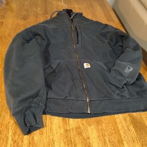 Men's three pocket Carhartt 2x large rain defender jacket